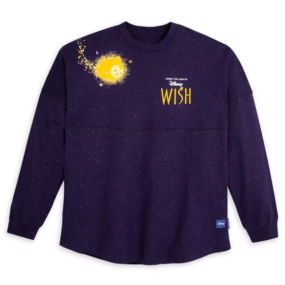 Disney Parks Movie Wish Spirit Jersey I'm A Star Purple Adult Size - NEW - Picture 2 of 5